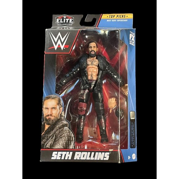 2022 Seth Rollins Elite Collection WWE Wrestling Action Figure Collectible Toy - Picture 1 of 5